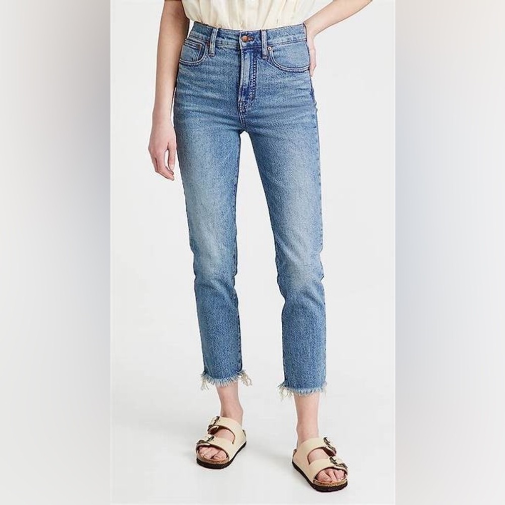 Madewell the perfect vintage Jean frayed hem classic preppy boho luxury sz 27